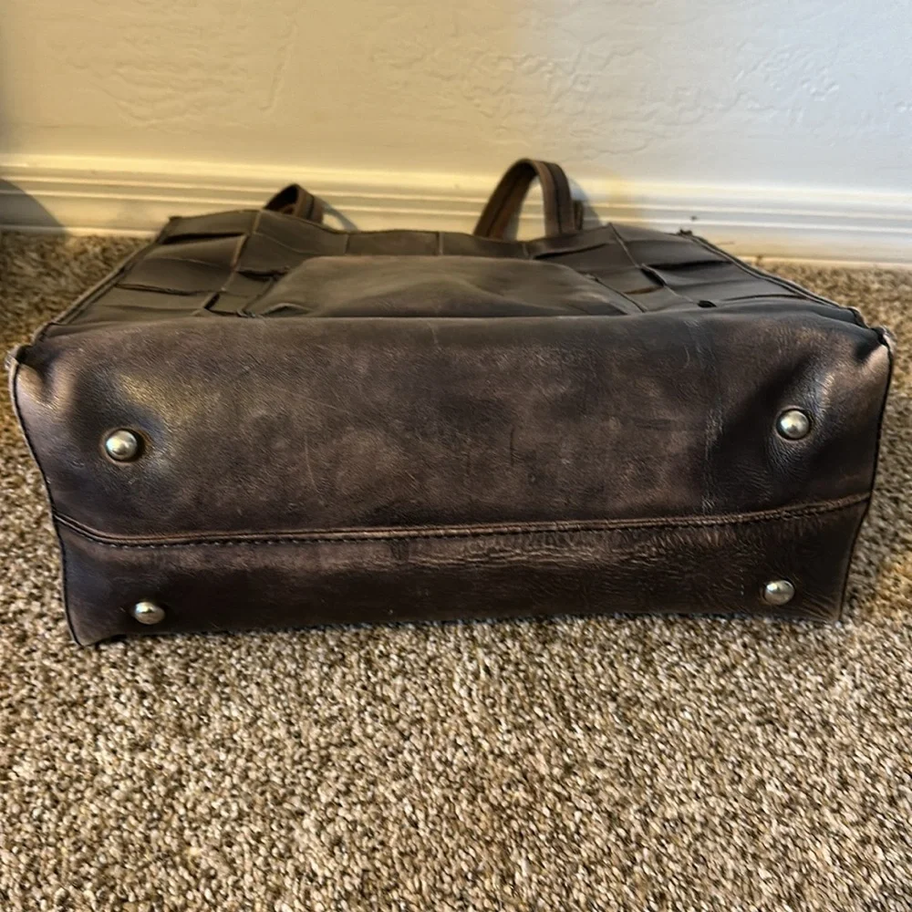 Patricia Nash Brown Leather Tote Bag